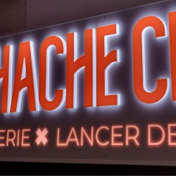 Illuminated led sign
